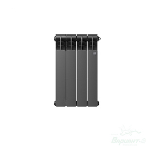 Фото товара «Радиатор биметаллический Royal Thermo Revolution Bimetall 500 2.0/Noir Sable (черный) (4 секции). 500 мм. Код 26445», Алюминиевые и биметаллические радиаторы