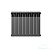Фото №1. Радиатор биметаллический Royal Thermo Revolution Bimetall 500 2.0/Noir Sable (черный) (8 секций). 500 мм. Код 26450