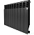 Фото №1. Радиатор биметаллический Royal Thermo Revolution Bimetall 500 2.0/Noir Sable (черный) (10 секций). 500 мм. Код 26451