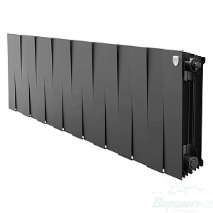 Фото товара «Радиатор биметаллический Royal Thermo PianoForte 300 /Noir Sable (черный) (16 секций). 300 мм. Код 27024», Алюминиевые и биметаллические радиаторы