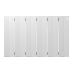 Фото товара «Радиатор биметаллический Royal Thermo PianoForte 500 /Bianco Traffico (белый) (12 секций). 500 мм. Код 7387», Алюминиевые и биметаллические радиаторы