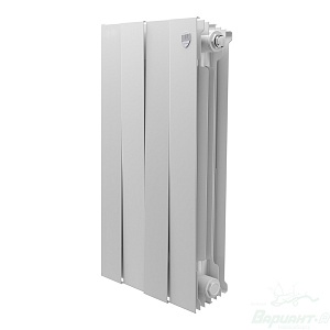 Фото товара «Радиатор биметаллический Royal Thermo PianoForte 500 /Bianco Traffico (белый) (4 секции). 500 мм. Код 7389», Алюминиевые и биметаллические радиаторы