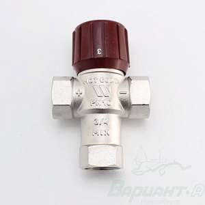 Термостатический клапан Watts (42-60 °C) 3/4" в.р.. Код 9384 в Новосибирске