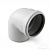 Фото №1. Отвод Polytron Stilte Plus 160*87,5° для бесшумной канализации. Код 14341