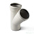 Фото №1. Тройник Pro Aqua Stilte Plus 58*58/45° для бесшумной канализации. Код 14344