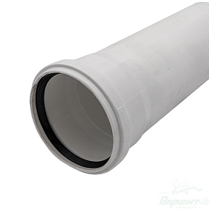 Труба D=110 мм, L=0,5 м ELITE МК для внутренней канализации. Код 27967 в Новосибирске