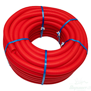 Гофра для труб 25 мм (синяя, 30/34 мм) бухта 50 м. Код 28206 в Новосибирске