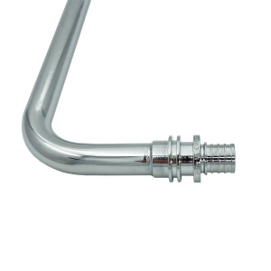 Фото товара «Трубка Г-образная для подключения радиатора 1000x16. Код 27848», Трубы из сшитого полиэтилена (PEXa) и фитинги AXIOPress к ним