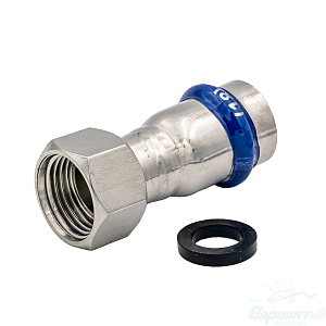 Муфта Varmega Inox Press с накидной гайкой (18-1/2") . Код 26269 в Новосибирске