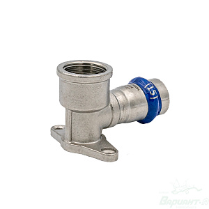 Угольник Varmega Inox Press с креплением в. р. (15-1/2"). Код 26391 в Новосибирске