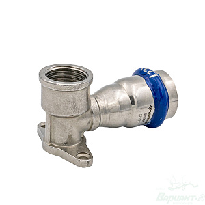 Угольник Varmega Inox Press с креплением в. р. (22-1/2"). Код 26393 в Новосибирске