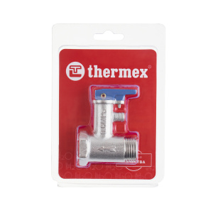 Фото товара «Клапан предохранительный THERMEX 1/2", 6 бар, с ручкой (блистер). Код 26585», Комплектующие для водонагревателей