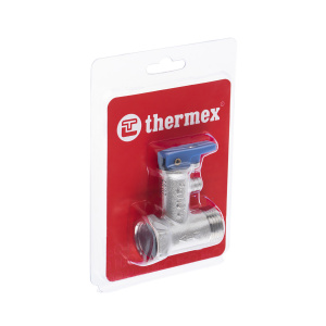 Фото товара «Клапан предохранительный THERMEX 1/2", 6 бар, с ручкой (блистер). Код 26585», Комплектующие для водонагревателей