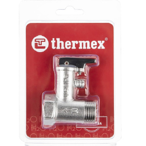 Фото товара «Клапан предохранительный THERMEX 1/2", 8 бар, с ручкой (блистер). Код 26586», Комплектующие для водонагревателей