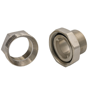 Фото товара «Муфта (н. р. - в. р.) (2") с накидной гайкой Lavita. Код 11278», Соединительные элементы из латуни