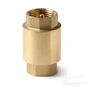 Клапан обратный с латунным диском 1/2" в.р.-в.р. ProAqua. Код 25824 в Новосибирске
