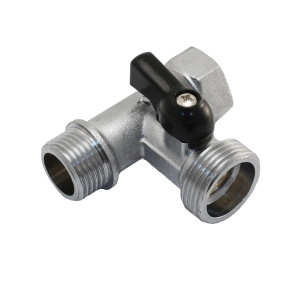Фото товара «Кран шаровый проходной Valogin 1/2" в.р - 3/4" н.р - 1/2" н.р.. Код 21319», Краны шаровые и вентили