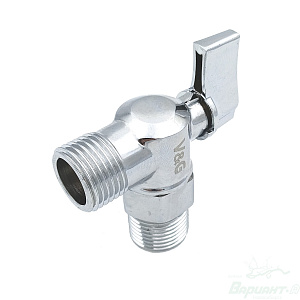 Кран шаровый Valogin 1/2х1/2" н.р.-н.р. угловой. Код 25563 в Новосибирске