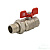 Фото №1. Кран шаровый Stout 3/4" н.р.-в.р. с накидной гайкой (EPDM). Код 26157