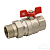 Фото №1. Кран шаровый Stout 1 1/4" н.р.-в.р. с накидной гайкой (EPDM). Код 26159