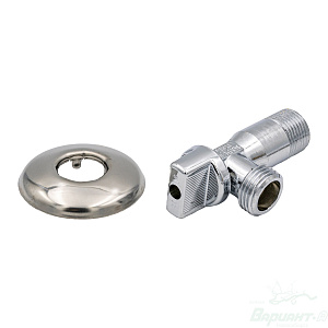 Кран шаровый Giacomini 1/2х1/2" н.р.-н.р. угловой. Код 26412 в Новосибирске