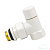Фото №1. Запорный радиаторный клапан Varmega, 1/2", угловой, белый VMDV03-110404. Код 26678