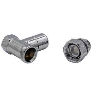 Фото товара «Вентиль регулирующий Varmega 1/2" верхний прямой хромированный. Код 28006», Терморегулирующие вентили