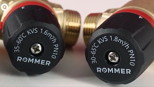 Термостатические клапаны ROMMER